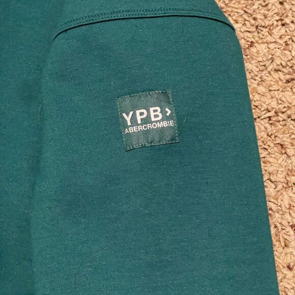 Abercrombie Kids YPB Neoknit Active Kids Zip-Up Hoodie, Teal, Size 11/12 - Picture 6 of 6